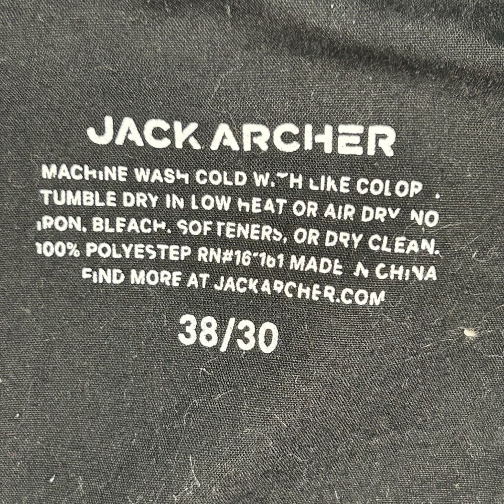 Jack Archer Jetsetter Tech Pant Mens 38x30 Deep Blue Wrinkle Resist Performance - Picture 14 of 14
